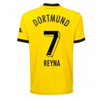 Borussia Dortmund Giovanni Reyna #7 Hemmatröja 2023-24 Korta ärmar